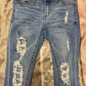Blue Ripped Jeans